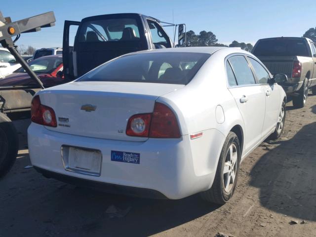 1G1ZG57BX9F144424 - 2009 CHEVROLET MALIBU LS WHITE photo 4