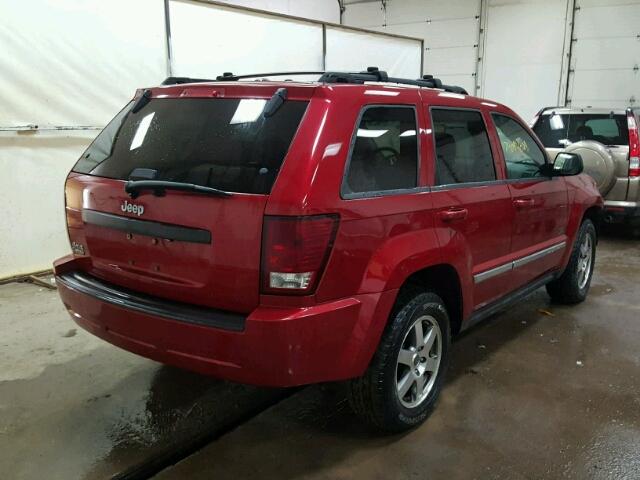 1J8GR48K69C555668 - 2009 JEEP GRAND CHER RED photo 4