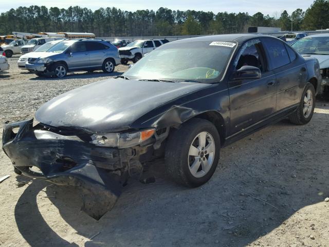1G2WK52J12F103570 - 2002 PONTIAC GRAND PRIX BLACK photo 2