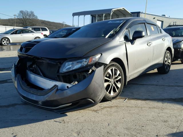 19XFB2F82DE091203 - 2013 HONDA CIVIC EX ნაცრისფერი ფოტო 2