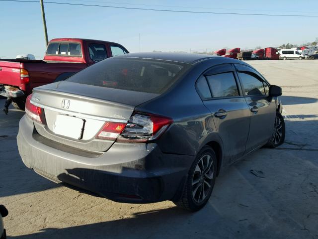 19XFB2F82DE091203 - 2013 HONDA CIVIC EX ნაცრისფერი ფოტო 4