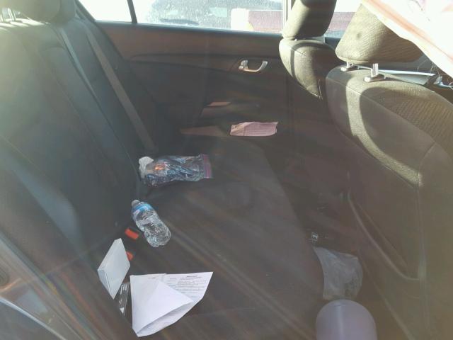 19XFB2F82DE091203 - 2013 HONDA CIVIC EX ნაცრისფერი ფოტო 6