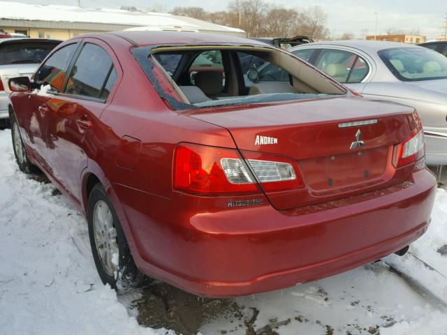 4A3AB36F59E029602 - 2009 MITSUBISHI GALANT ES RED photo 3