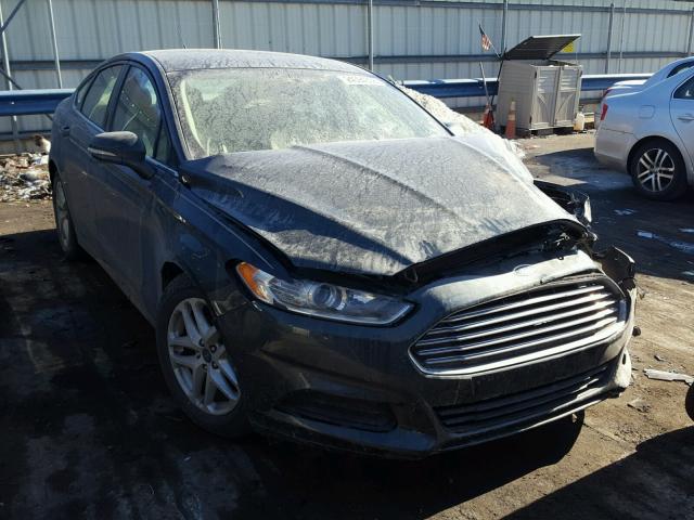 3FA6P0H75FR168027 - 2015 FORD FUSION SE GREEN photo 1