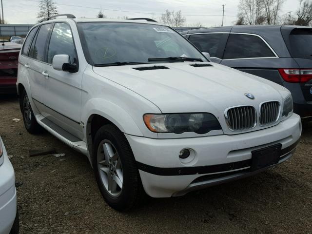 5UXFB33523LH48735 - 2003 BMW X5 4.4I WHITE photo 1