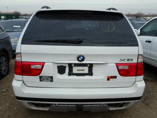 5UXFB33523LH48735 - 2003 BMW X5 4.4I WHITE photo 9