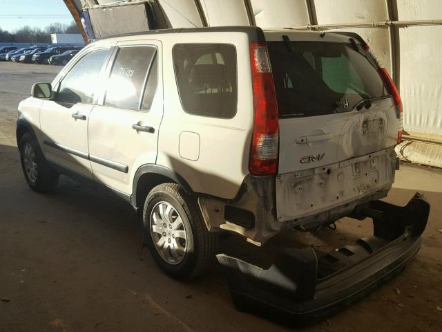 SHSRD78866U403482 - 2006 HONDA CR-V EX WHITE photo 3