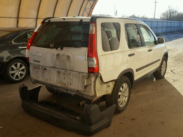 SHSRD78866U403482 - 2006 HONDA CR-V EX WHITE photo 4