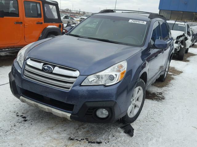 4S4BRCPC7D3245605 - 2013 SUBARU OUTBACK 2. BLUE photo 2