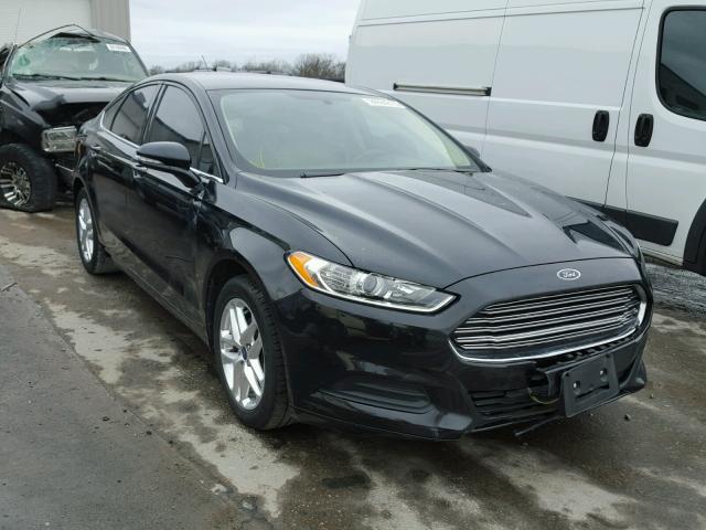 3FA6P0H72DR163395 - 2013 FORD FUSION SE BLACK photo 1