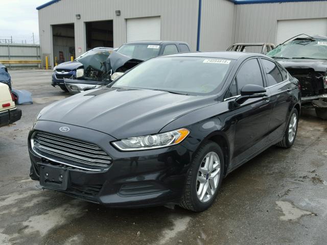 3FA6P0H72DR163395 - 2013 FORD FUSION SE BLACK photo 2