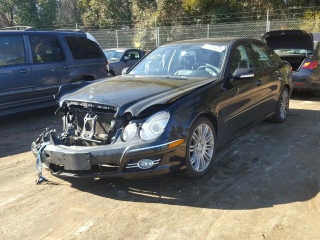 WDBUF72X27B115831 - 2007 MERCEDES-BENZ E 550 BLACK photo 2