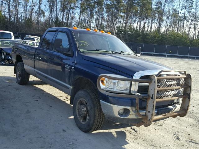 3D7KS28A27G850672 - 2007 DODGE RAM 2500 S BLUE photo 1