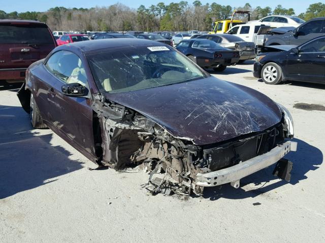 JN1CV6FE7AM351750 - 2010 INFINITI G37 BASE MAROON photo 1