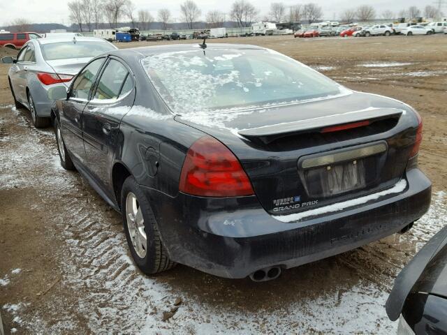 2G2WP552061260929 - 2006 PONTIAC GRAND PRIX BLACK photo 3