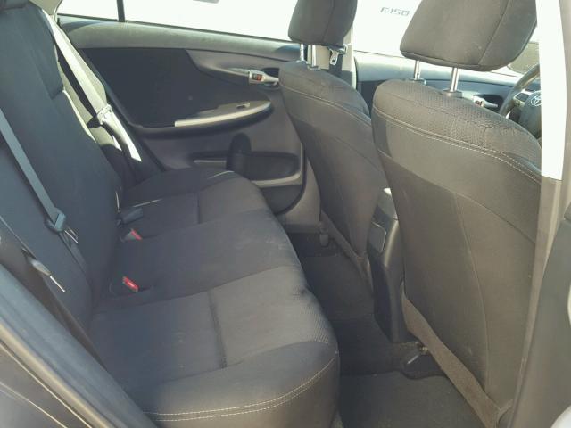 2T1BU4EE2DC068854 - 2013 TOYOTA COROLLA BA BLACK photo 6