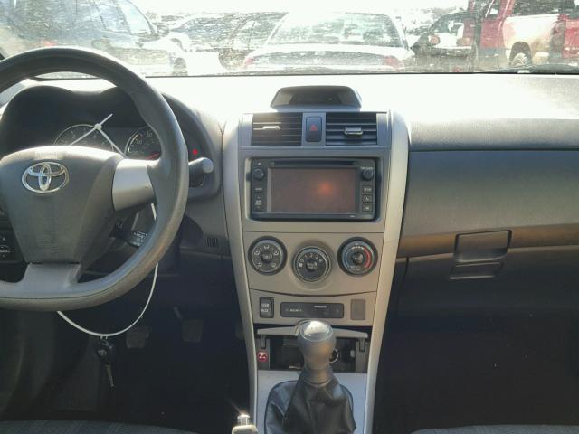 2T1BU4EE2DC068854 - 2013 TOYOTA COROLLA BA BLACK photo 9