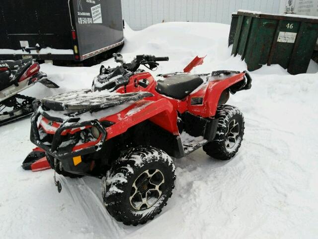 3JBLKHN13EJ000381 - 2014 CAN-AM OUTLANDER RED photo 2