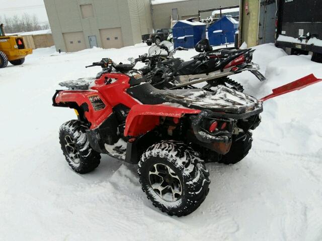 3JBLKHN13EJ000381 - 2014 CAN-AM OUTLANDER RED photo 3