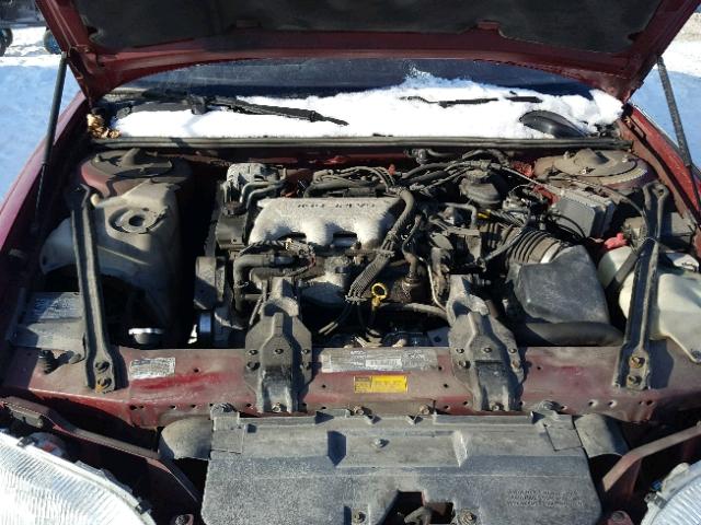 2G1WN52M9S9279829 - 1995 CHEVROLET LUMINA LS RED photo 7