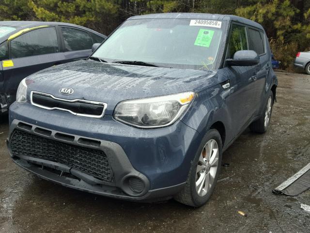 KNDJP3A57F7153387 - 2015 KIA SOUL + BLUE photo 2