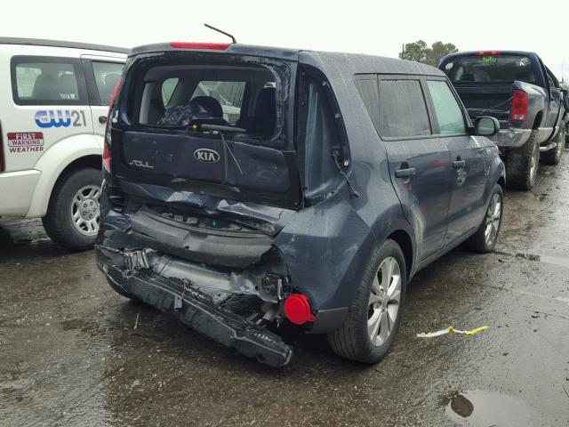 KNDJP3A57F7153387 - 2015 KIA SOUL + BLUE photo 4