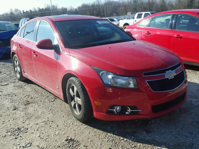 1G1PF5SC3C7182959 - 2012 CHEVROLET CRUZE LT RED photo 1