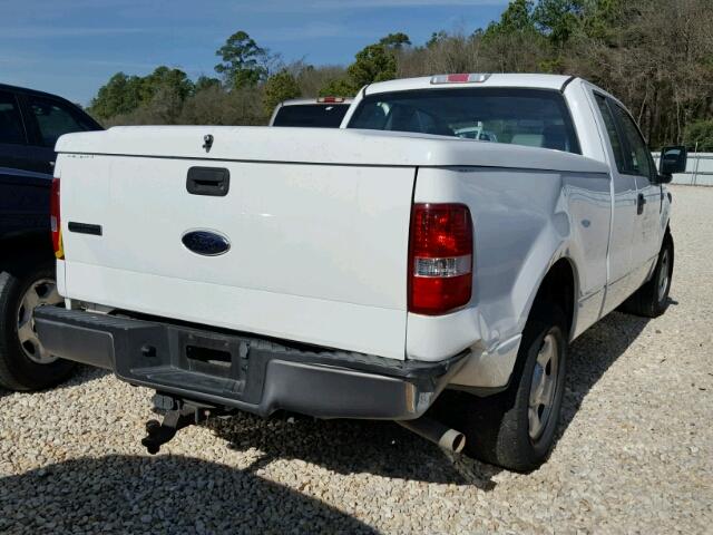 1FTRX12W48FA98680 - 2008 FORD F150 WHITE photo 4