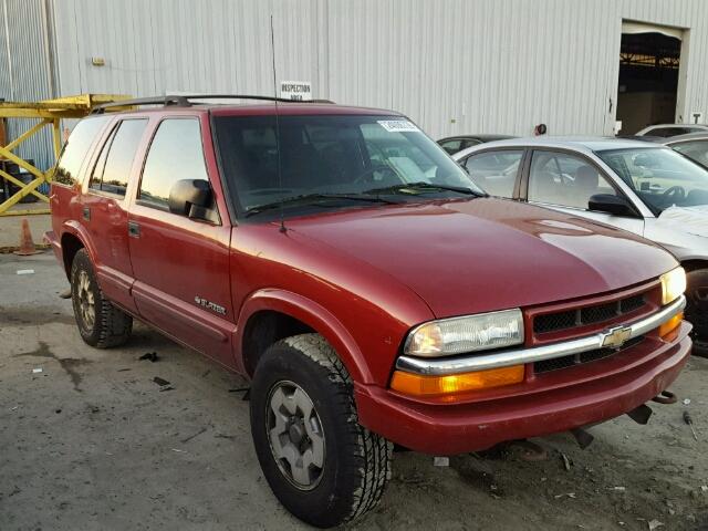 1GNDT13X64K114495 - 2004 CHEVROLET BLAZER RED photo 1