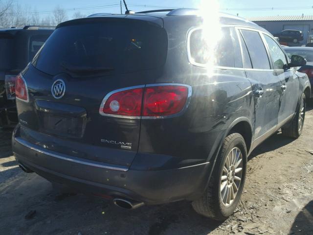 5GAEV23D99J124715 - 2009 BUICK ENCLAVE CX BLACK photo 4