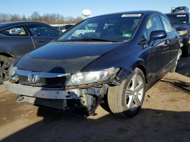 2HGFA1F63AH532902 - 2010 HONDA CIVIC BLUE photo 2