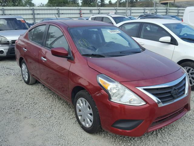 3N1CN7AP4HK425098 - 2017 NISSAN VERSA S RED photo 1