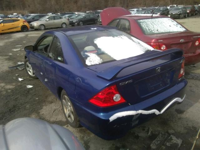 1HGEM21964L050023 - 2004 HONDA CIVIC EX 蓝色 照片 3