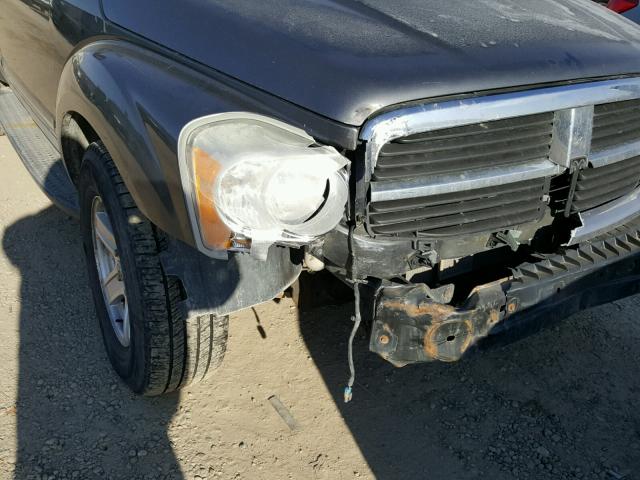 1D4HB58N54F139377 - 2004 DODGE DURANGO LI GRAY photo 9