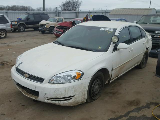 2G1WS551369422581 - 2006 CHEVROLET IMPALA POL WHITE photo 2