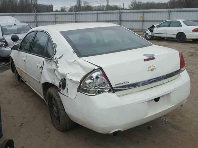 2G1WS551369422581 - 2006 CHEVROLET IMPALA POL WHITE photo 3