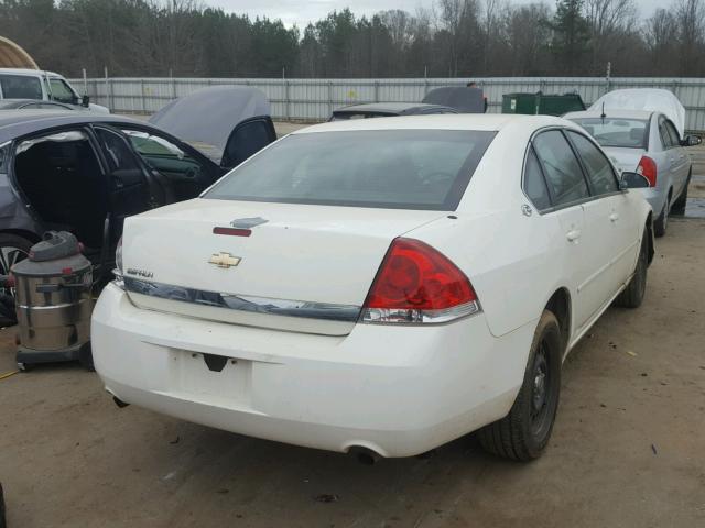 2G1WS551369422581 - 2006 CHEVROLET IMPALA POL WHITE photo 4