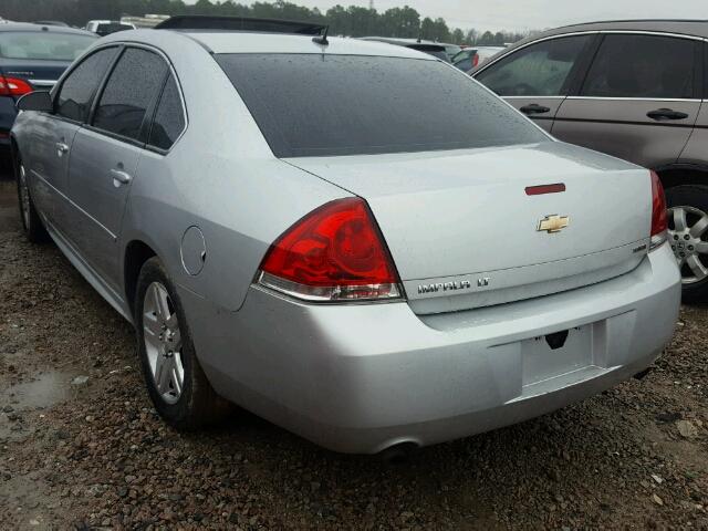 2G1WB5E39E1189269 - 2014 CHEVROLET IMPALA LIM SILVER photo 3