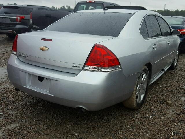 2G1WB5E39E1189269 - 2014 CHEVROLET IMPALA LIM SILVER photo 4