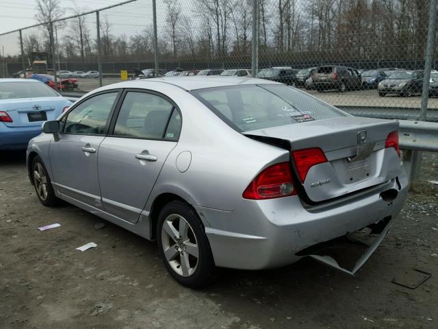 1HGFA16847L039551 - 2007 HONDA CIVIC EX GRAY photo 3