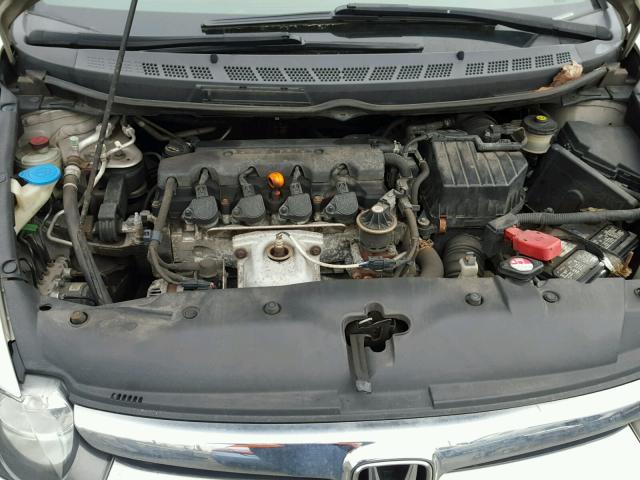 1HGFA16847L039551 - 2007 HONDA CIVIC EX GRAY photo 7