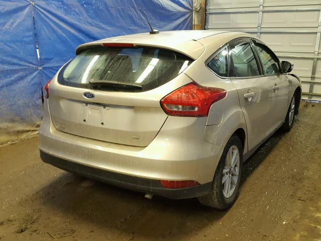 1FADP3K27HL213346 - 2017 FORD FOCUS SE TAN photo 4