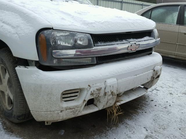 1GNDT13S362141855 - 2006 CHEVROLET TRAILBLAZE WHITE photo 10