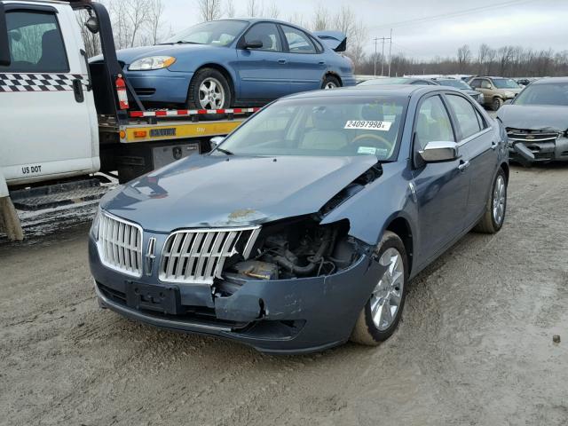 3LNHL2JC9BR752745 - 2011 LINCOLN MKZ BLUE photo 2