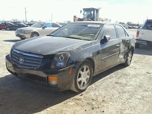 1G6DM57N730170416 - 2003 CADILLAC CTS BLACK photo 2