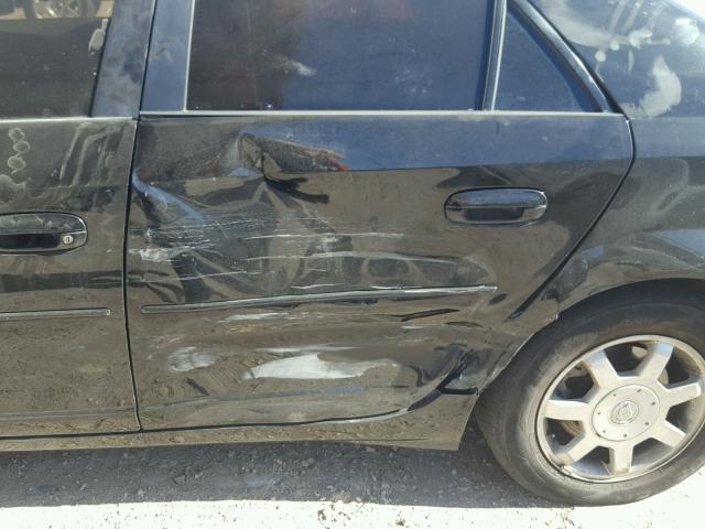 1G6DM57N730170416 - 2003 CADILLAC CTS BLACK photo 9