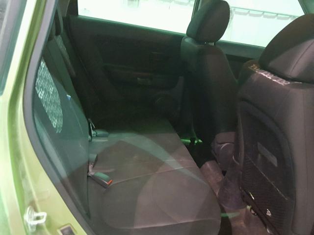 KNDJT2A22A7066436 - 2010 KIA SOUL + GREEN photo 6