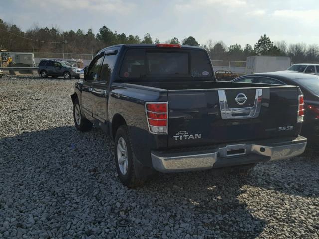 1N6BA07D98N360572 - 2008 NISSAN TITAN XE BLUE photo 3