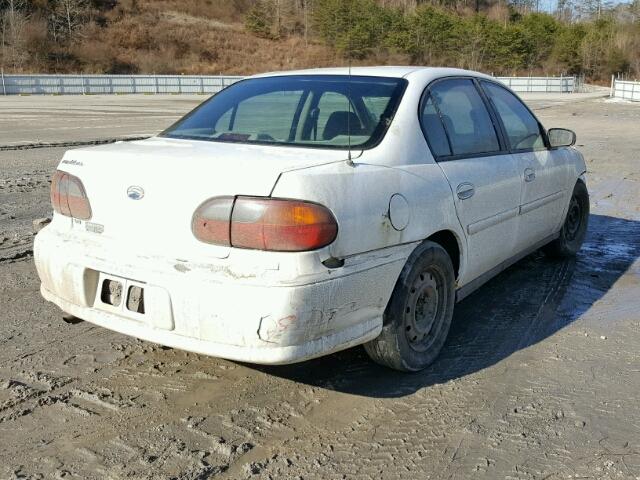 1G1ND52J12M700918 - 2002 CHEVROLET MALIBU WHITE photo 4