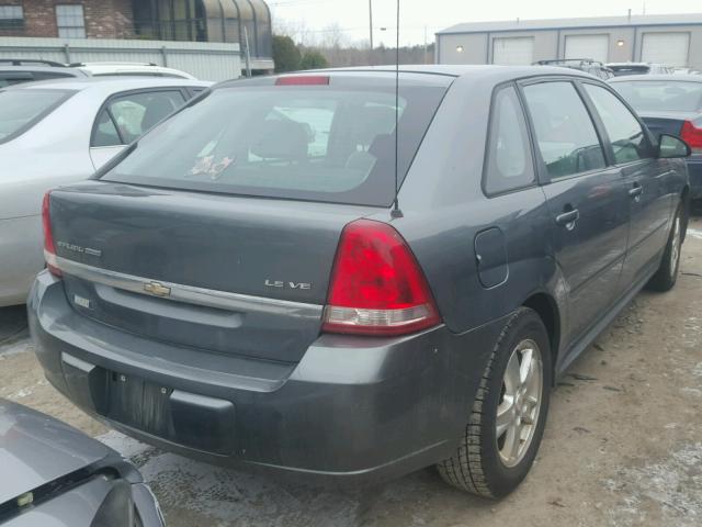 1G1ZT64875F224347 - 2005 CHEVROLET MALIBU MAX GRAY photo 4